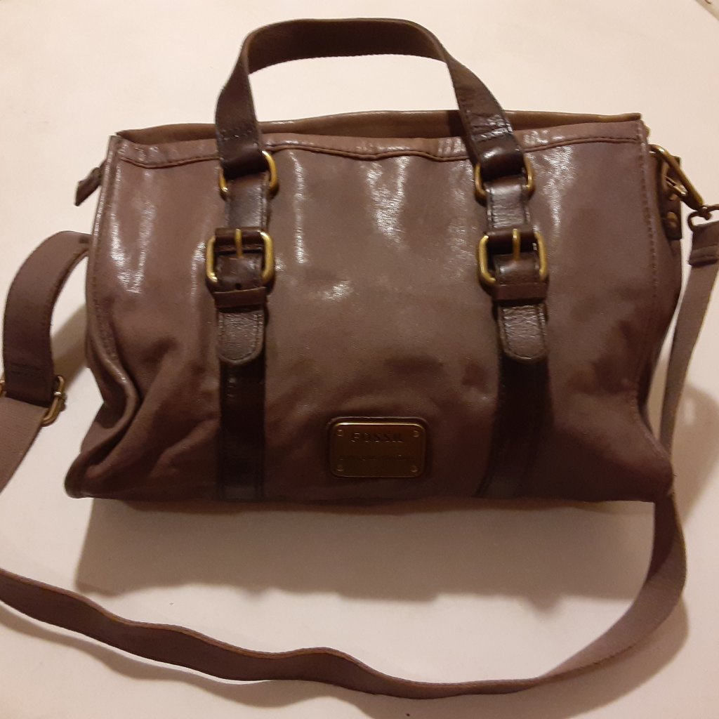 Rare Vintage 1954 Fossil Reissue Leather Doctor Bag Crossbody